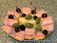 Ham Rolls With Carrot Stuffing Recipe Ham Rolls With Carrot Stuffing