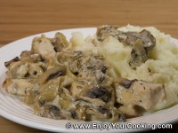Stewed Chicken in Mushroom Sauce Recipe Stewed Chicken in Mushroom Sauce