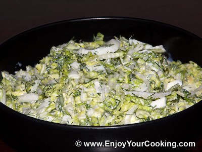 Napa Slaw with Eggs (Cabbage Salad)