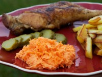 Fresh Carrots & Garlic Salad Recipe Fresh Carrots & Garlic Salad