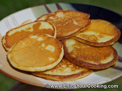 Russian Kefir Pancakes (Oladi)