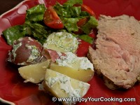 Boiled Potato with Sour Cream and Garlic Recipe Boiled Potato with Sour Cream and Garlic