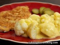 Boiled Cauliflower with White Sauce Recipe Boiled Cauliflower with White Sauce