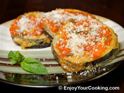 Parmesan Eggplants with Tomato Basil Sauce