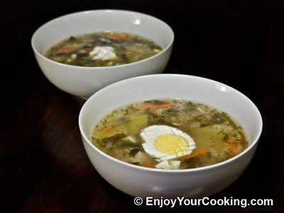 Sorrel and Pork Soup (Green Borscht)