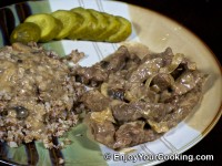 Beef Stroganoff with Mushrooms and Cream Recipe Beef Stroganoff with Mushrooms and Cream