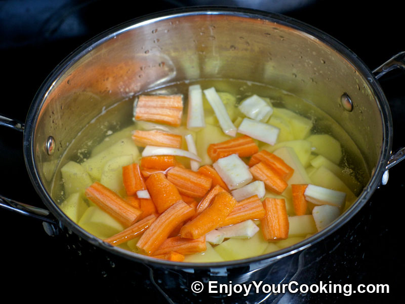 Vegetable SoupPuree with Mushrooms Recipe My Homemade Food Recipes