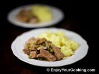 Veal Stew with Chanterelles and Peas Recipe Veal Stew with Chanterelles and Peas