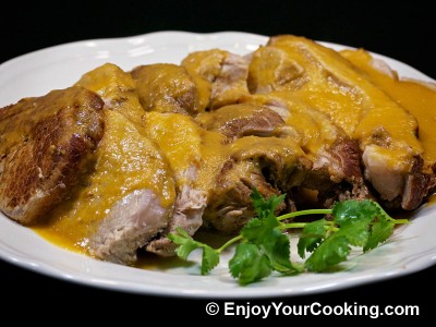 Veal Roast with Pureed Vegetable Sauce