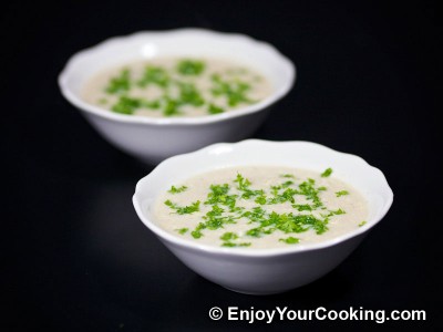 Chicken Soup-Puree with Eggs
