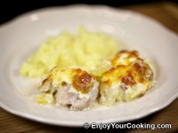 Chicken Meat Roasted with Pineapple and Bananas Recipe Chicken Meat Roasted with Pineapple and Bananas Recipe