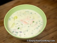 Salmon and Potato Chowder with Cream Recipe Salmon and Potato Chowder with Cream