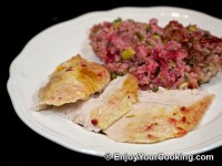 Whole Roast Turkey with Couscous Stuffing Recipe Whole Roast Turkey with Couscous Stuffing