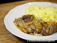 Fried Chicken Liver with Onions Recipe