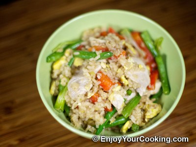 Fried Rice with Chicken and Vegetables