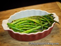 Asparagus Fried with Butter and Garlic Recipe