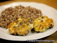 Chicken Cutlets with Mushroom and Cheese Recipe