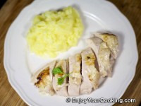 Whole Roasted Chicken with Mayo and Garlic Recipe