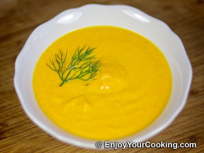 Carrots and Ginger Soup-Puree
