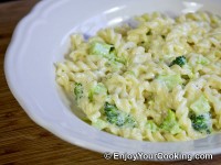 Creamy Fusilli Pasta with Broccoli and Cheese Recipe