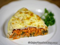 Mushroom and Carrots Stuffed Chicken Casserole Recipe
