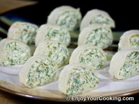 Tortilla Rolls with Fresh Cheese and Garlic Recipe