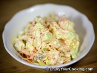 Chicken Salad with Cucumbers and Korean Style Carrots Recipe