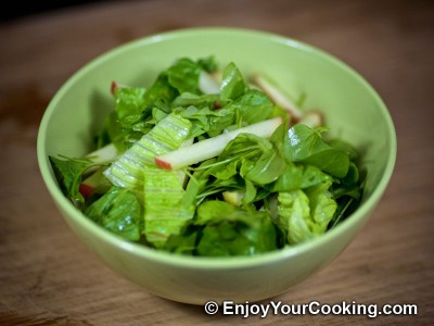 Apple, Sorrel and Lettuce Salad