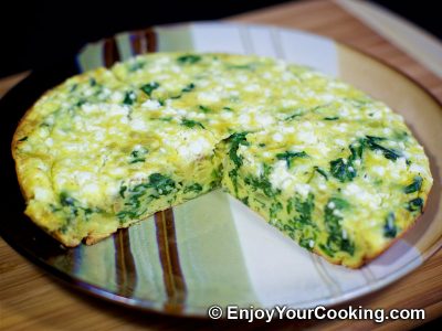 Spinach Crustless Quiche